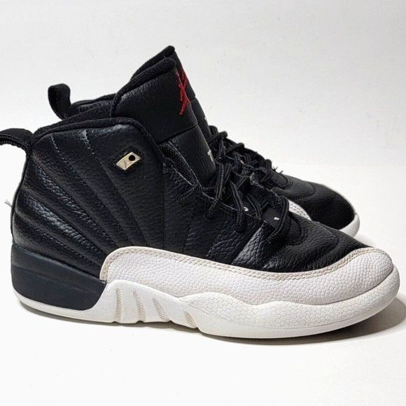 Jordan Other - Jordan 12 Retro Kids Shoes Size 3Y Black Varsity Red 151186-006 2021